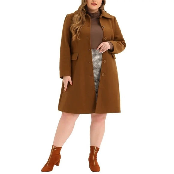 Women's Brown Trench Coat - Picture 2 of 11